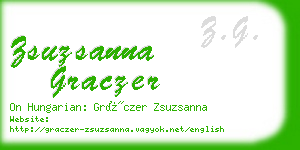 zsuzsanna graczer business card